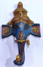 Enamel Ganesh mask