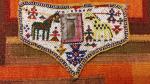 Glass beadwork textile, Gujarat