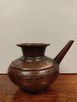 Antique copper jar