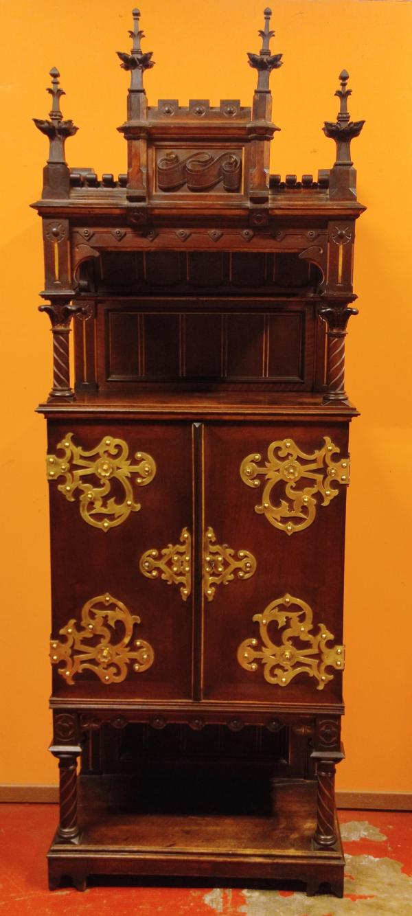 Neogothic cabinet from XIX century
