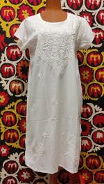 Hand embroidered cotton tunic