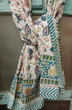 Cotton blockprint pareo