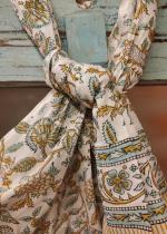 Cotton blockprint pareo